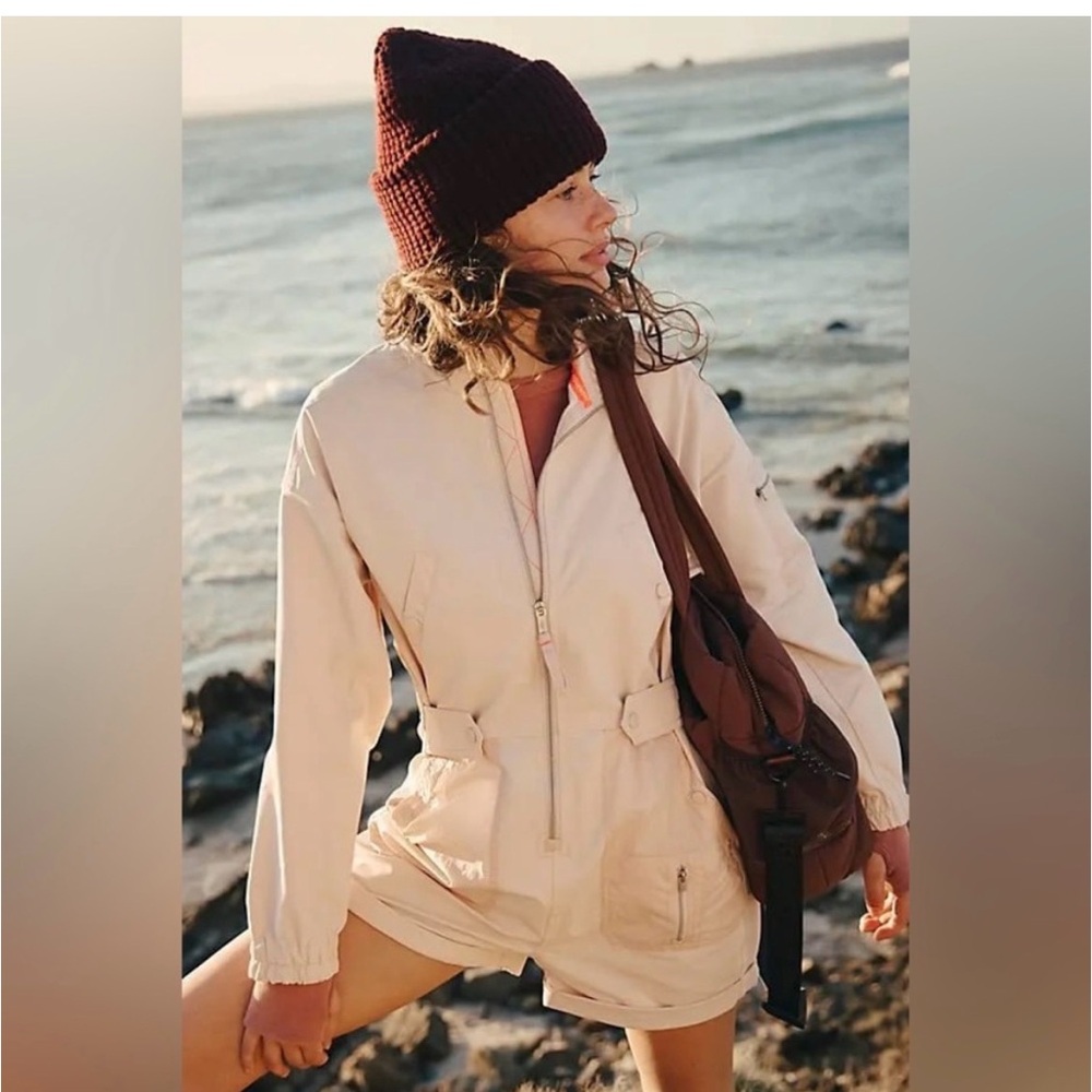 Free People Movement Mountain Blazin Shortsie Romper NWT $168 XL